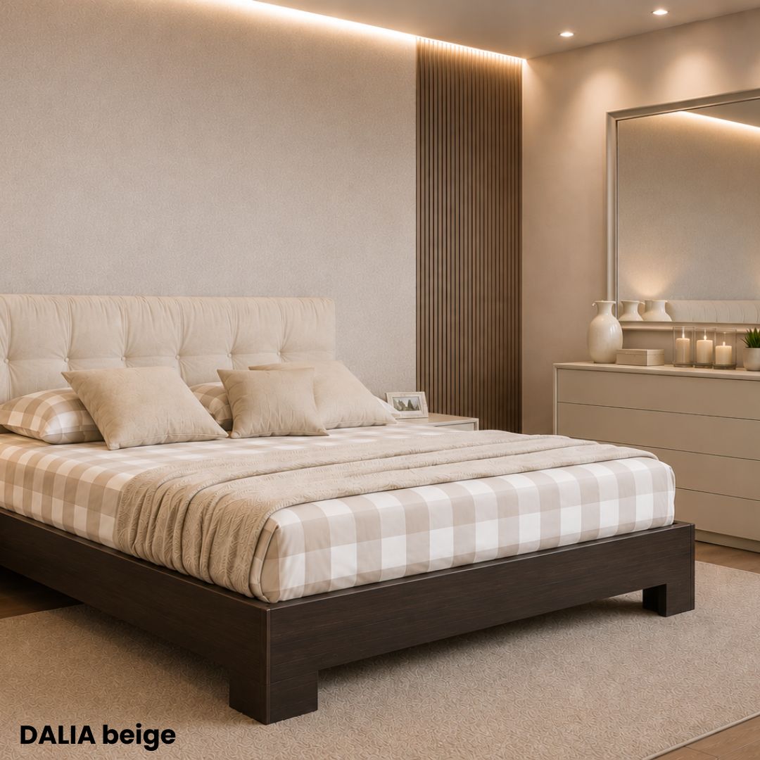 Σετ Κρεβατοκάμαρας DALIA beige - Image 2