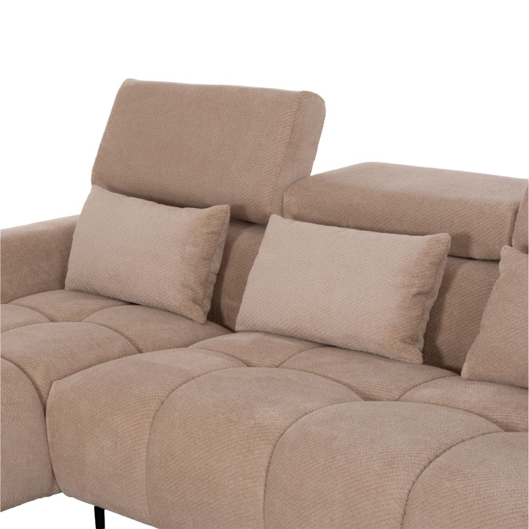 ΚΑΝΑΠΕΣ ΑΡΙΣΤΕΡΗ ΓΩΝΙΑ DIVYA beige - Image 8