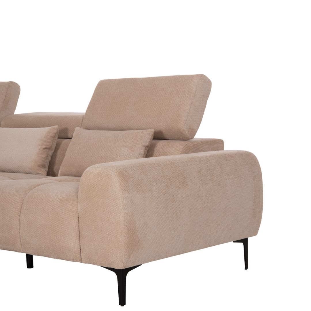 ΚΑΝΑΠΕΣ ΑΡΙΣΤΕΡΗ ΓΩΝΙΑ DIVYA beige - Image 9