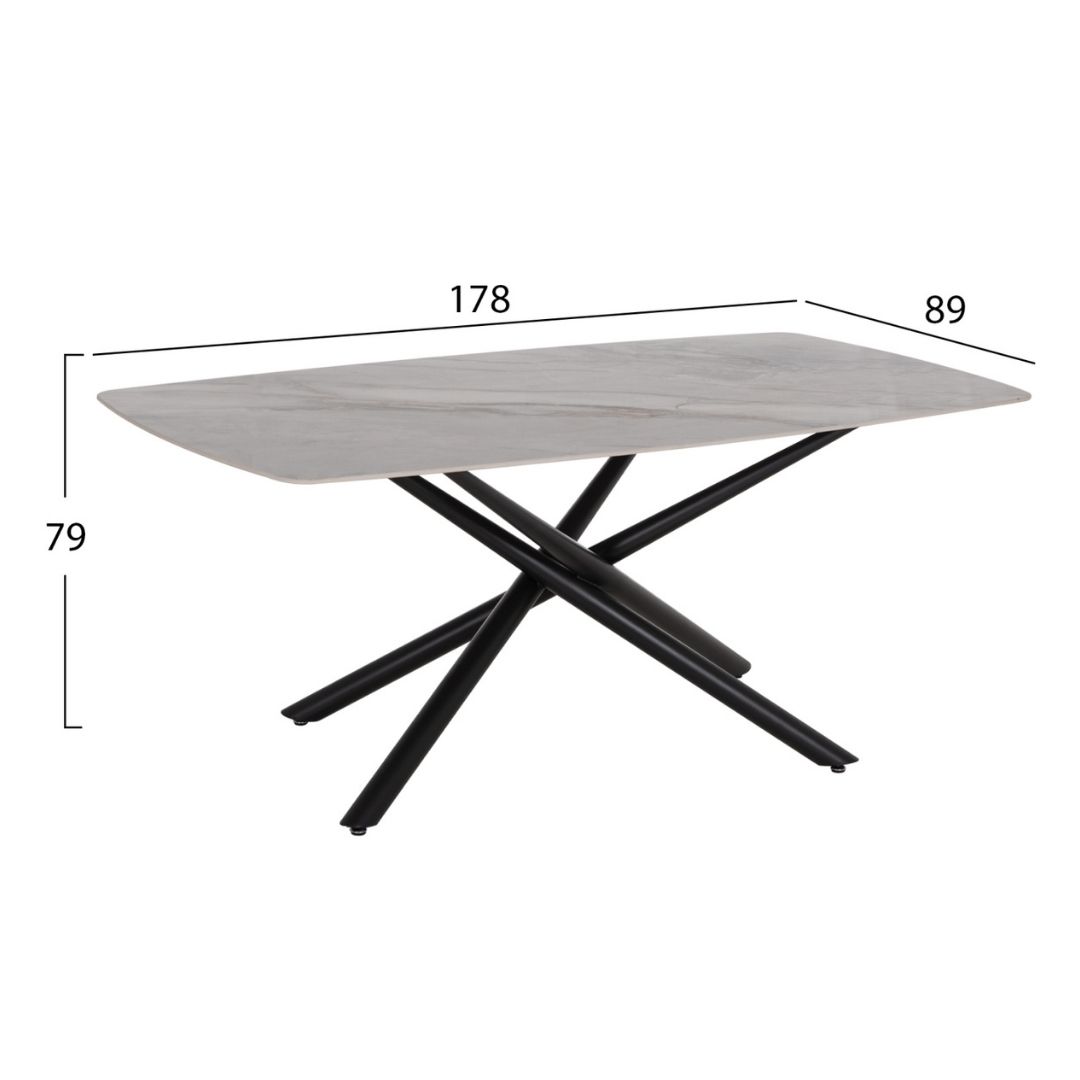ΤΡΑΠΕΖΙ ISKA 178x89x79Υεκ - Image 3