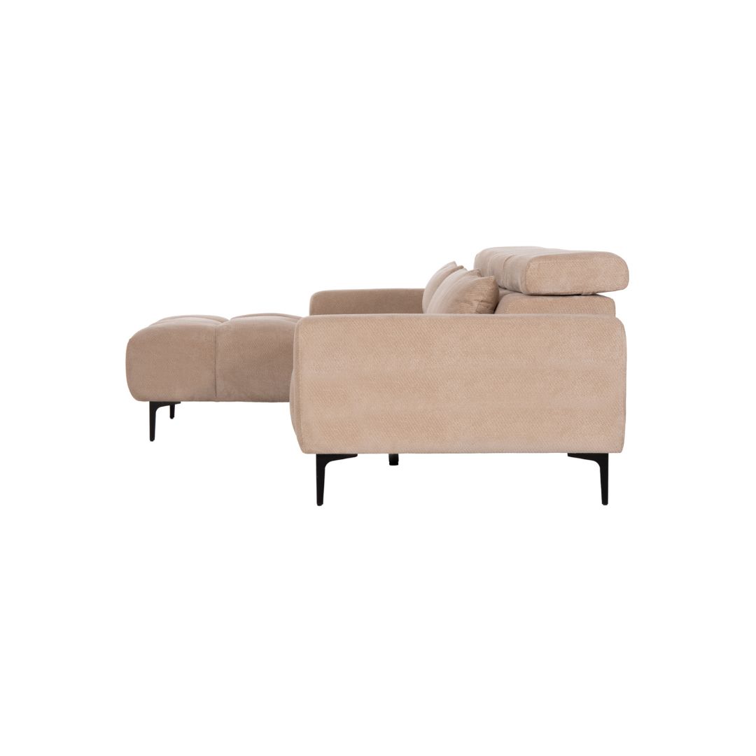 ΚΑΝΑΠΕΣ ΑΡΙΣΤΕΡΗ ΓΩΝΙΑ DIVYA beige - Image 4
