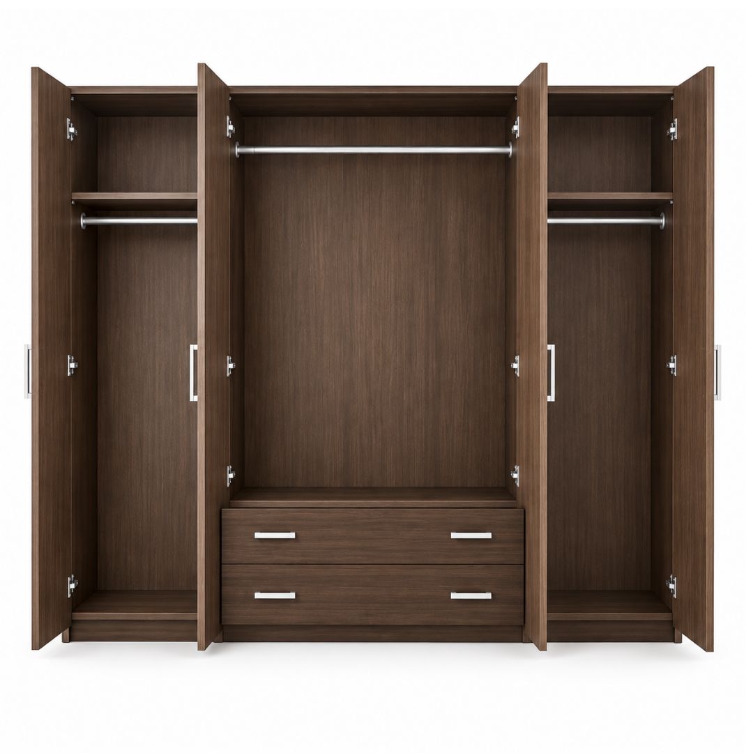 Τετράφυλλη Ντουλάπα 200x180x60 σε Βέγγε - Image 4